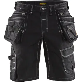 Stretch Handwerker Jeans-Shorts &quot;X1900&quot; C50, schwarz