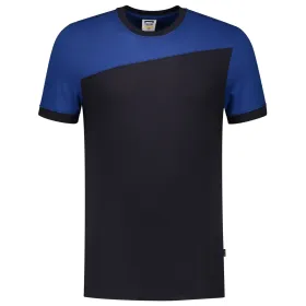 T-Shirt Bicolor &quot;102006&quot; Workwear navy/royal blue, XS