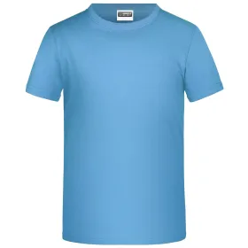 Kinder Basic T-Shirt Jungen &quot;JN745&quot; sky-blue, XXL