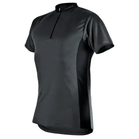 Forst - Funktionsshirt &quot;ZIPP-NECK&quot; kurzarm grau XL