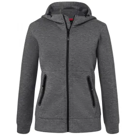 Damen Kapuzenjacke &quot;JN1143&quot; M, dark-melange
