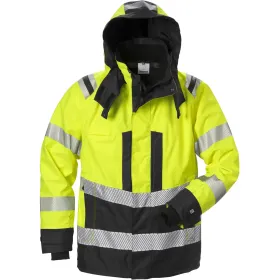 Warnschutz Regenjacke &quot;4515 GTT&quot; gelb/schwarz, XL