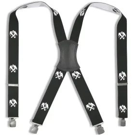 Hosenträger Dachdecker "EDUARD" 120 cm schwarz