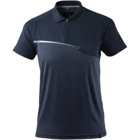 Poloshirt mit Brusttasche Advanced schwarzblau, L