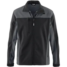 Softshelljacke &quot;BASIC&quot; L, schwarz/grau
