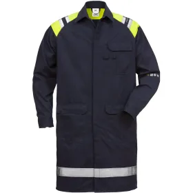 Flammschutz Besuchermantel &quot;3074 ATHS&quot; Flamestat marine/gelb XL