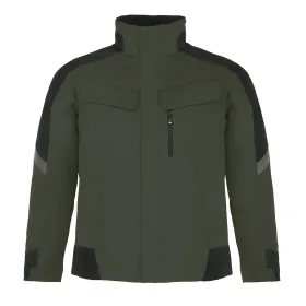 Arbeitsjacke &quot;LARS&quot; XL, oliv/schwarz