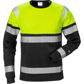 Warnschutz Langarmshirt &quot;7519 THV&quot; Stiby UV-Schutz gelb/schwarz, XL