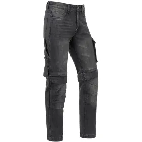 Stretch Jeans "RICK" X35 black/grey W34L32