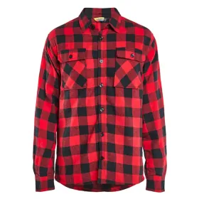 Flanellhemd &quot;STRIKER&quot; rot/schwarz, M