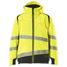 Kinder Hi-Vis Winterjacke &quot;ACCELERATE SAFE&quot; gelb/schwarz, 140