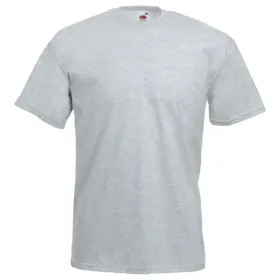 T-Shirt &quot;F140&quot; 100% Baumwolle Valueweight L, heather grey