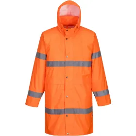 Warnschutz PVC-Regenmantel "H442" Orange, M