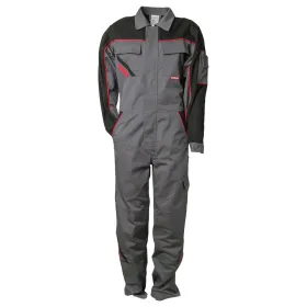 Rallyekombi &quot;HIGHLINE&quot; 285 g/m² Canvas-Gewebe 52, schiefer/schwarz/rot