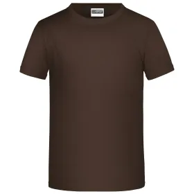 Kinder Basic T-Shirt Jungen &quot;JN745&quot; M, brown