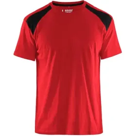 T-Shirt &quot;3379&quot; rot/schwarz, XXL