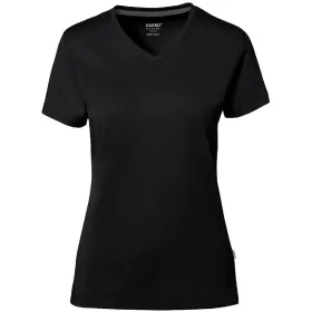 Damen T-Shirt &quot;COTTON-TEC&quot; 169 schwarz, L