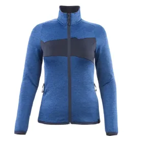 Damen Fleecejacke &quot;ACCELERATE&quot; azurblau/schwarzblau, L
