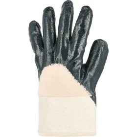 Nitril Baumwoll Industriehandschuhe &quot;03430&quot; blau 10 (XL)