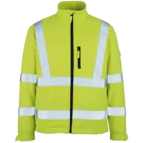 Warnschutz Softshelljacke &quot;CALGARY&quot; Safe Artic L, flourgelb