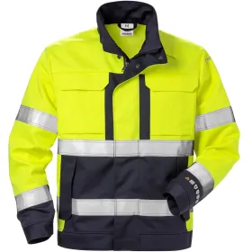 Multinorm Bundjacke &quot;4585 FLAM&quot; Flame gelb/marine XL