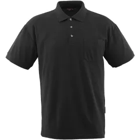Polo-Shirt "BORNEO" Crossover M, schwarz
