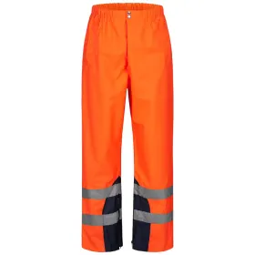 Warnschutz Regenhose Kl. 1  XL, orange/marine