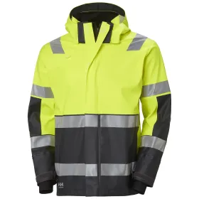Warnschutz PU-Regenjacke &quot;ALNA 2.0&quot; gelb/schwarz, L