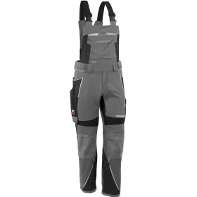 Latzhose &quot;IRON&quot; grau/schwarz, N76