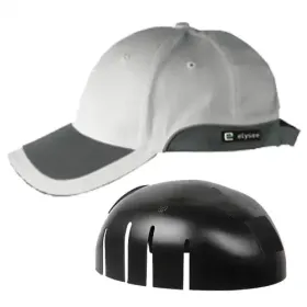 Cap mit Anstoßkappe &quot;GREG&quot; EN 812  Weiß