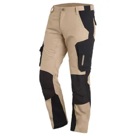 Arbeitshose  FLORIAN beige/schwarz, 48
