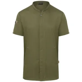 Herren Kochjacke &quot;JM 36&quot; moosgrün, 56