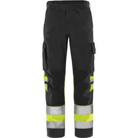 Warnschutz Servicehose Kl. 1 &quot;2668 GPLU&quot; Green Trofta C50, gelb/schwarz