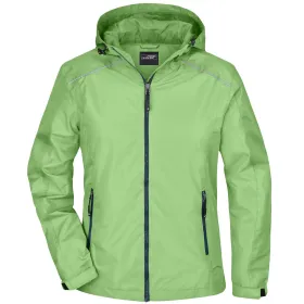 Damen Regenjacke &quot;JN1117&quot; L, spring-green/navy