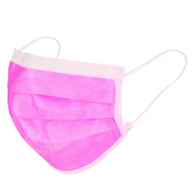 OP-Mundschutz &quot;PROTECT&quot; EN 14683 Typ II R pink | 50 Stk. pro Box 