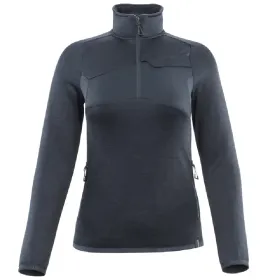 Damen Fleecepullover &quot;ACCELERATE&quot; schwarzblau, M