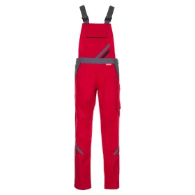Damen Latzhose &quot;HIGHLINE&quot; 40, rot/schiefer/schwarz