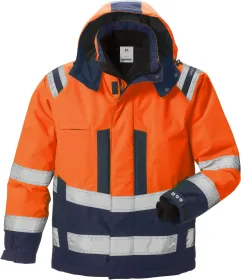 Warnschutz Winterjacke &quot;4035 GTT&quot; Stormsafe Kl. 3 orange/marine, XL