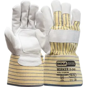 Büffelleder Handschuhe Worker 11-242 Größe 10 