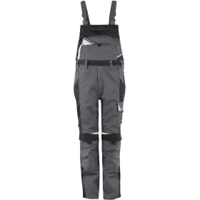 Latzhose &quot;BESTWORK NEW&quot; grau/schwarz, 52