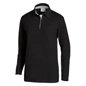 Polo-Shirt &quot;08/2638&quot; M, schwarz/silber