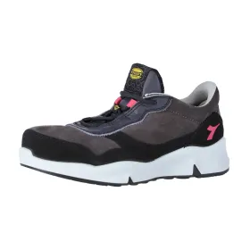 Damen Sicherheitshalbschuhe S3L &quot;ATHENA LOW&quot; Eisengrau/rot 37
