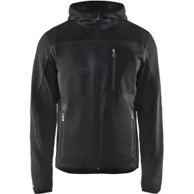 Strickjacke &quot;4930&quot; mit Softshell dunkelgrau/schwarz, XXL