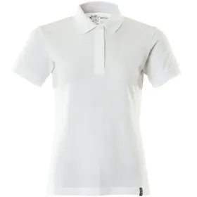 Damen Bio Polo-Shirt &quot;20693&quot; Crossover XXL, Weiß