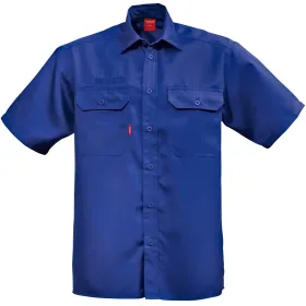 Arbeitshemd Kurzarm &quot;7387 B60&quot; königsblau, 4XL