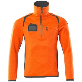 Fleecepullover &quot;ACCELERATE SAFE&quot; L, orange/dunkelanthrazit