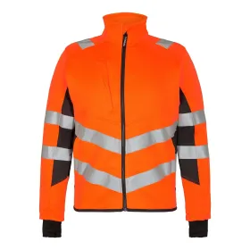Warnschutz Stretch Bundjacke &quot;1544-314&quot; Safety L, orange/grau