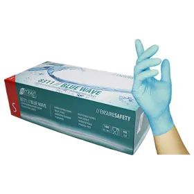Nitril Einweghandschuhe 8311 &quot;BLUE WAVE&quot; |100er Box S