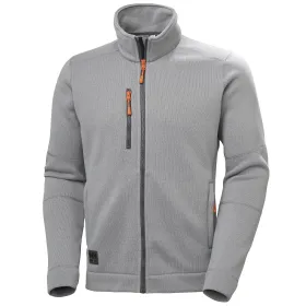 Strick-Fleecejacke &quot;KENSINGTON&quot; L, grau