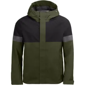 Regenjacke &quot;LUCA&quot; L, olive/schwarz